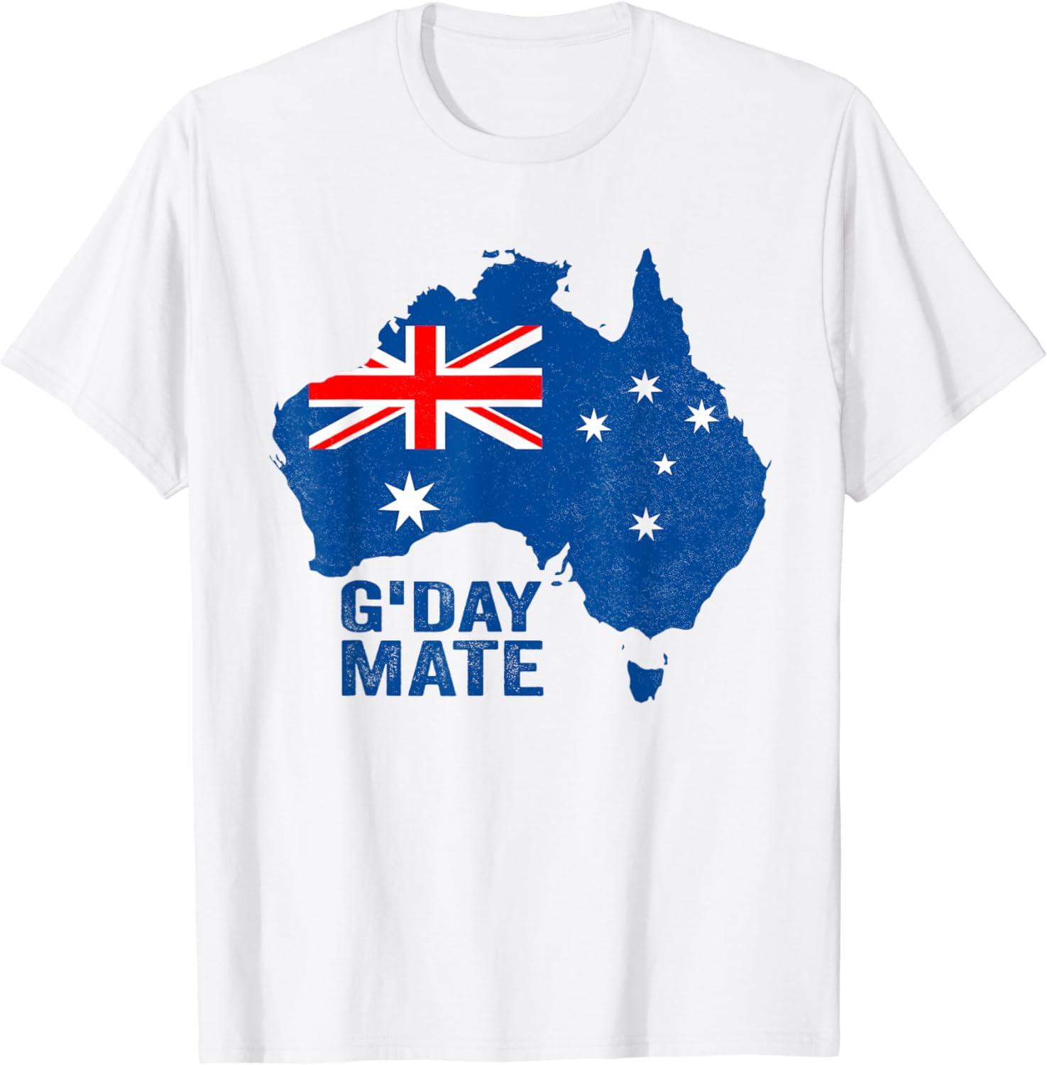 Australia Day Shirt Funny Australian Map Flag Patriotic TShirt
