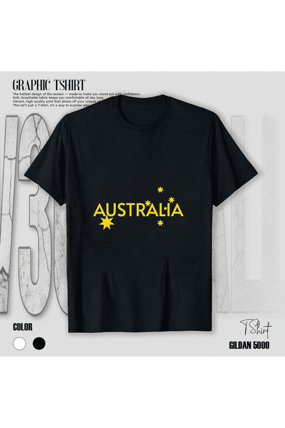 Australia Flag Jersey National Colors Boxing Kangaroo Supporter Unisex T-Shirt, up to size 5XL