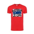 thumbnail image 1 of Australia Flag T-Shirt Adult Unisex Cotton Soccer Fan Shirt WC 2026 - Red - S, 1 of 2