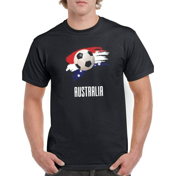 Australia Football Soccer T-Shirt Men -Smartprints Designs, Male Small