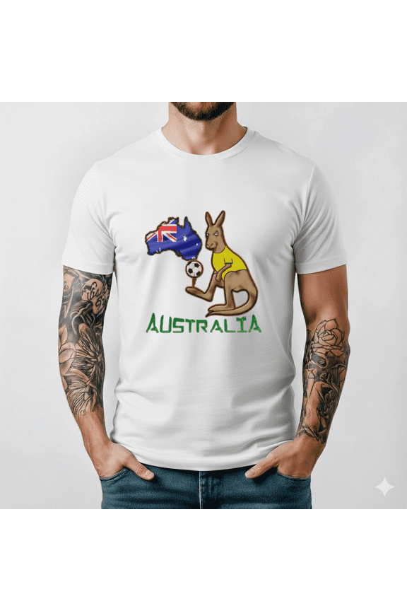 Australia Football T Shirt 2026 Aussies Tee Soccer Tournament Fan Apparel Top,for unisex up to 5XL
