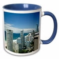 thumbnail image 1 of 3drose, Australia, Gold Coast, Surfers Paradise, City Skyline-au01 Wbi0270 - Walter Bibikow, 11oz Two-tone Blue Mug, 1 of 6