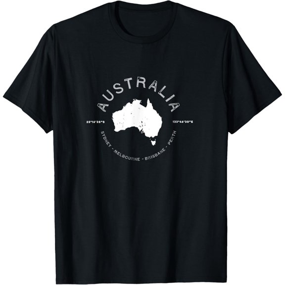 Australia Graphic Vintage Retro T-Shirt