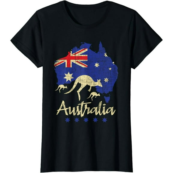 Australia - Kangaroo Australian Lover Wildlife Zoo Animal T-Shirt