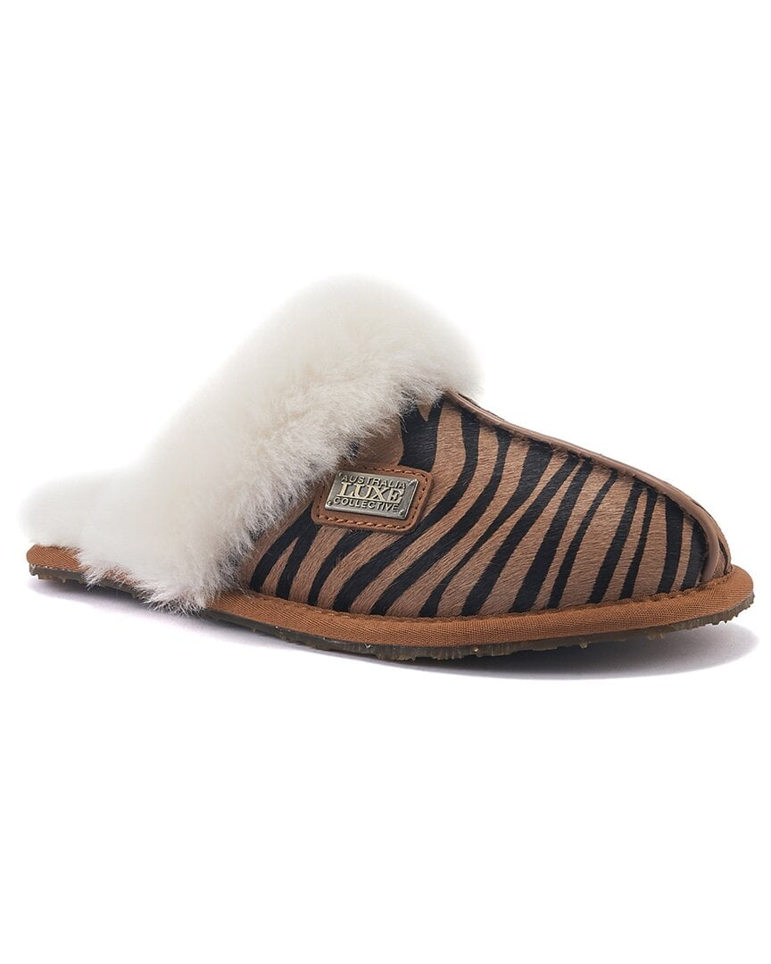 Australia Luxe Collective Closed Haircalf Slipper XS Walmart