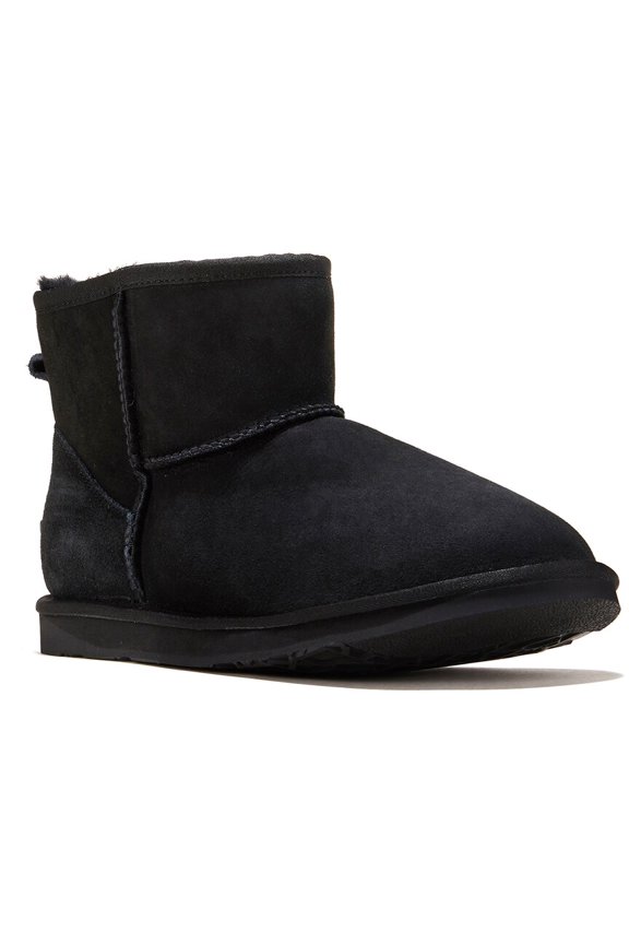 Collective Cosy Sheepskin Boot, 10, Black