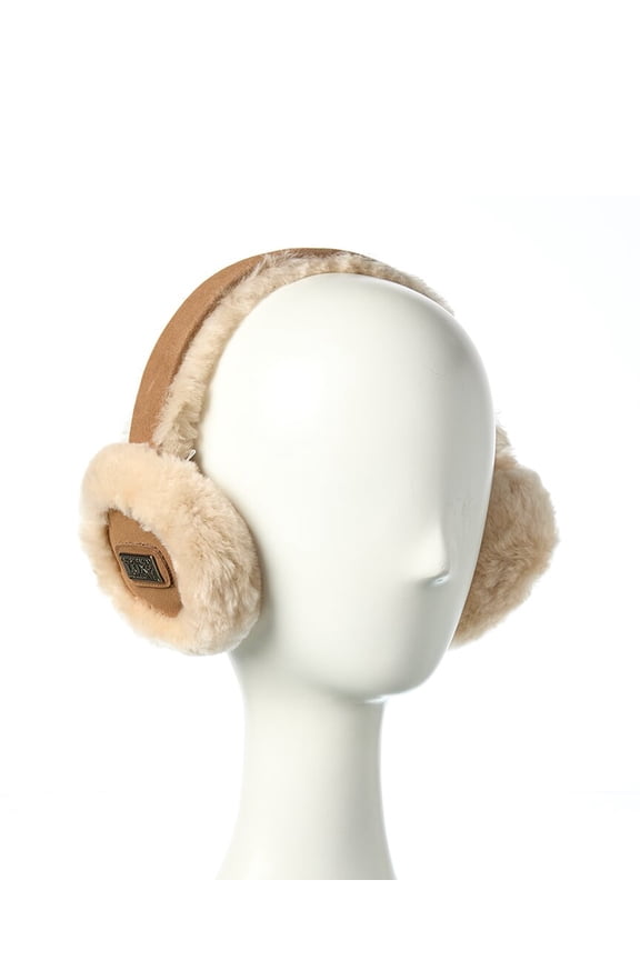 Collective Sheepskin Earmuffs, ATS, Brown
