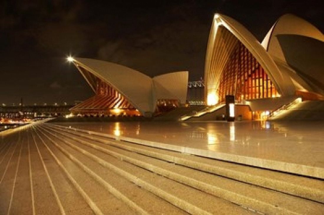 Australia New South Wales Sydney Opera House Canvas Art - David Wall DanitaDelimont (36 x 24)