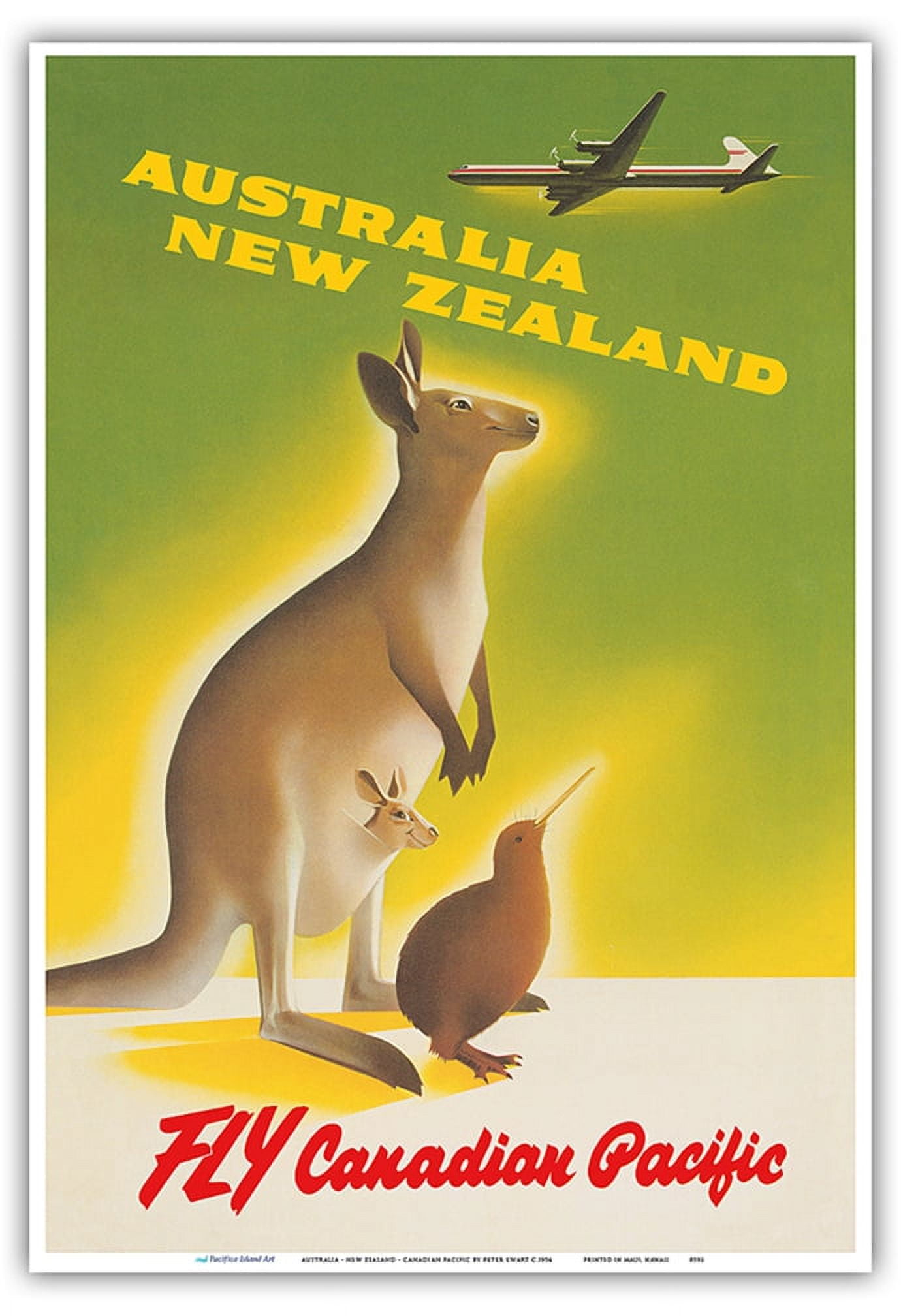 Australia - New Zealand - Fly Canadian Pacific Air Lines - Kangaroo ...