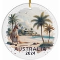 thumbnail image 1 of Australia Ornament, Australia Gift, Australia Christmas Ornament, Australia Custom, Australia Personalized Ornament, Australia Bauble KBFcyi (Australia), 1 of 4