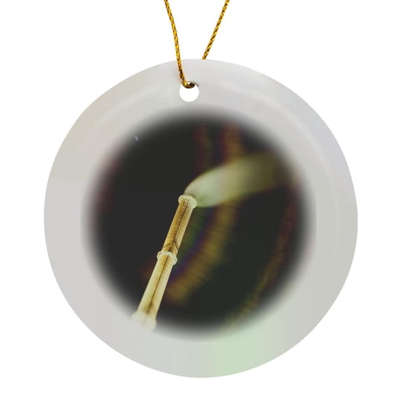 3drose, Australia, Port Augusta, Smokestack, Coal-fired, Energy-au01 Pso0071 - Paul Souders, Circle Porcelain Ornament