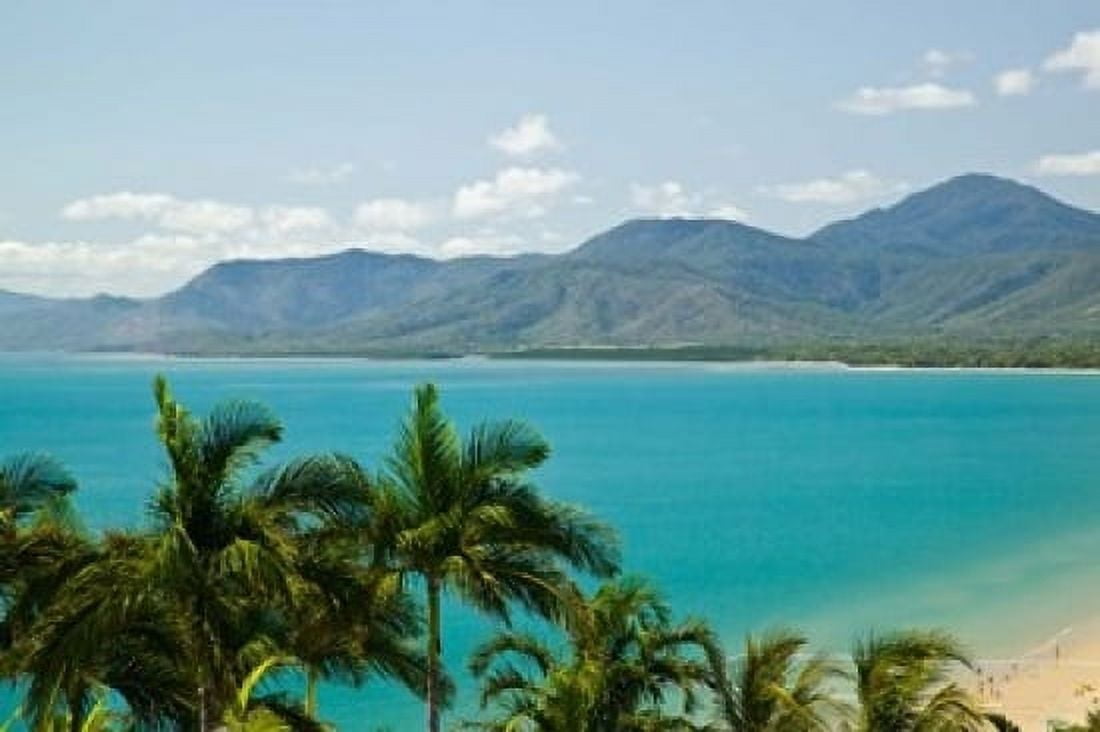 Australia Port Douglas Trinity Bay Flagstaff Hill Canvas Art - Walter Bibikow DanitaDelimont (36 x 24)