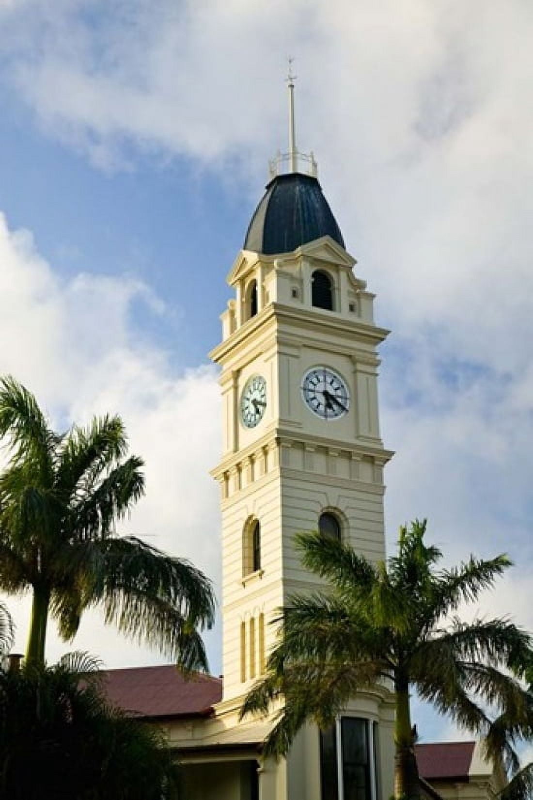 Australia Queensland Bundaberg Post Office Tower Canvas Art - Walter Bibikow DanitaDelimont (18 x 26)