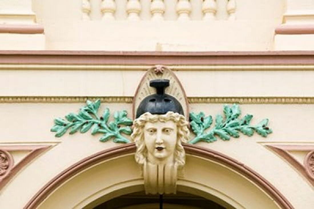 Australia Queensland Maryborough Building detail Canvas Art - Walter Bibikow DanitaDelimont (26 x 17)