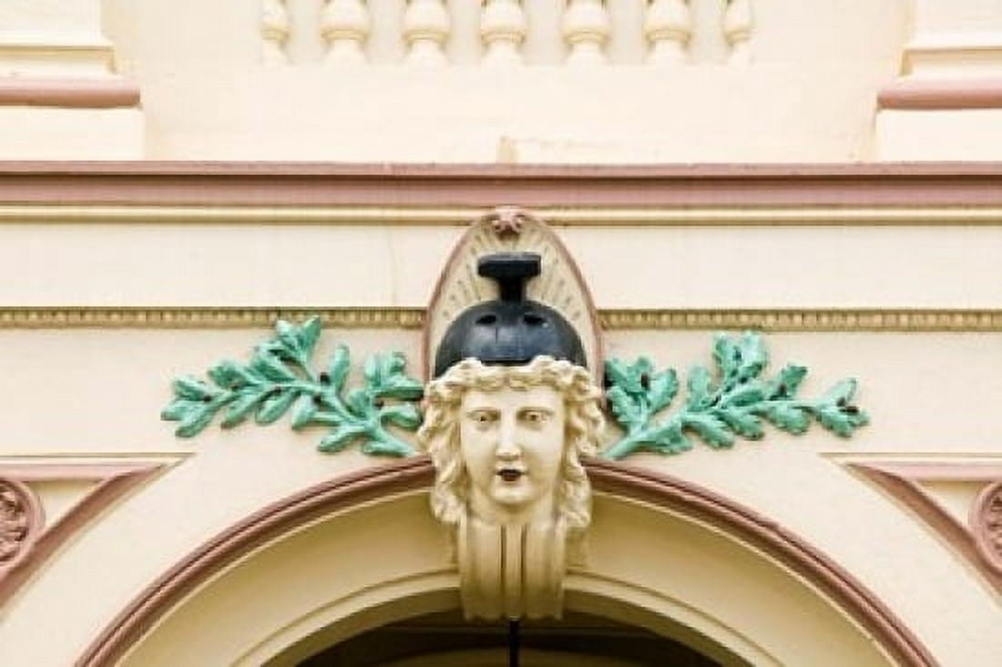 Australia Queensland Maryborough Building detail Canvas Art - Walter Bibikow DanitaDelimont (36 x 24)