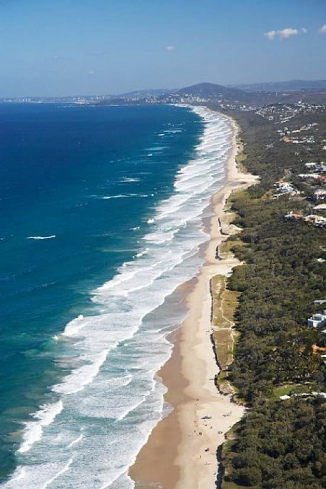 Australia Queensland Sunshine Beach coastline Canvas Art - David Wall DanitaDelimont (24 x 36)