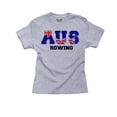 thumbnail image 1 of Australia Rowing - Olympic Games - Rio - Flag Boy's Cotton Youth Grey T-Shirt, 1 of 2