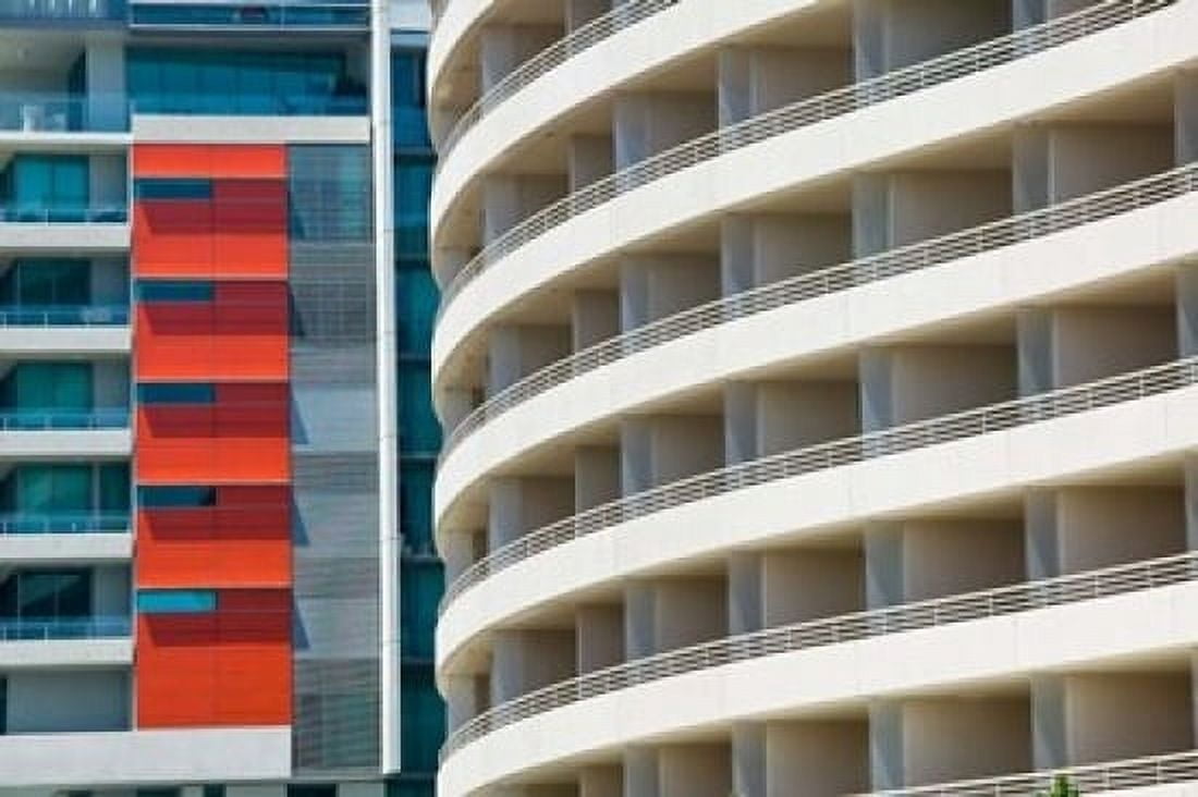 Australia Saville and Rydges Hotels Modern building Canvas Art - Walter Bibikow DanitaDelimont (36 x 24)