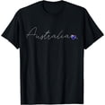 thumbnail image 1 of Australia Simple Love Australian Flag Heart on Australia T-Shirt, 1 of 4