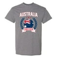 thumbnail image 1 of Australia Soccer Laurel - Sports Athletics T Shirt - Small - Sport Grey, 1 of 5
