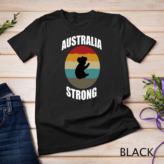 Australia Strong Koala Bear Retro T-Shirt