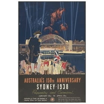 Australia - Sydney 1938 - Vintage Travel Poster (8x12Inches(US/CANonly))