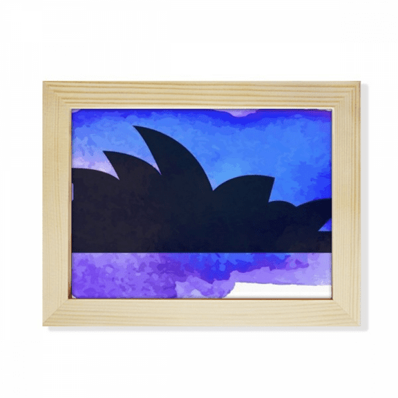 Australia Sydney Opera House Outline Desktop Photo Frame Picture Art Decoration Painting 6x8 inch