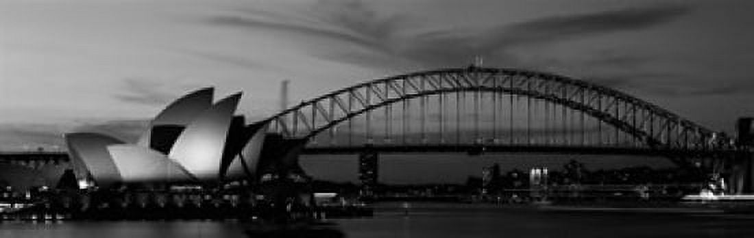 Australia Sydney sunset Canvas Art - Panoramic Images (18 x 6)