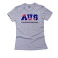 thumbnail image 1 of Australia Synchronized Swimming - Olympic Games - Rio - Flag Women's Cotton Grey T-Shirt, 1 of 2