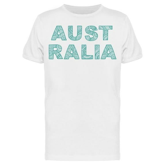 Australia, Text T-Shirt Men -Image by Shutterstock, Male XX-Large
