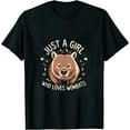 thumbnail image 1 of Australia Wildlife Aussie Animal Women Girls Cute Wombat T-Shirt, 1 of 5