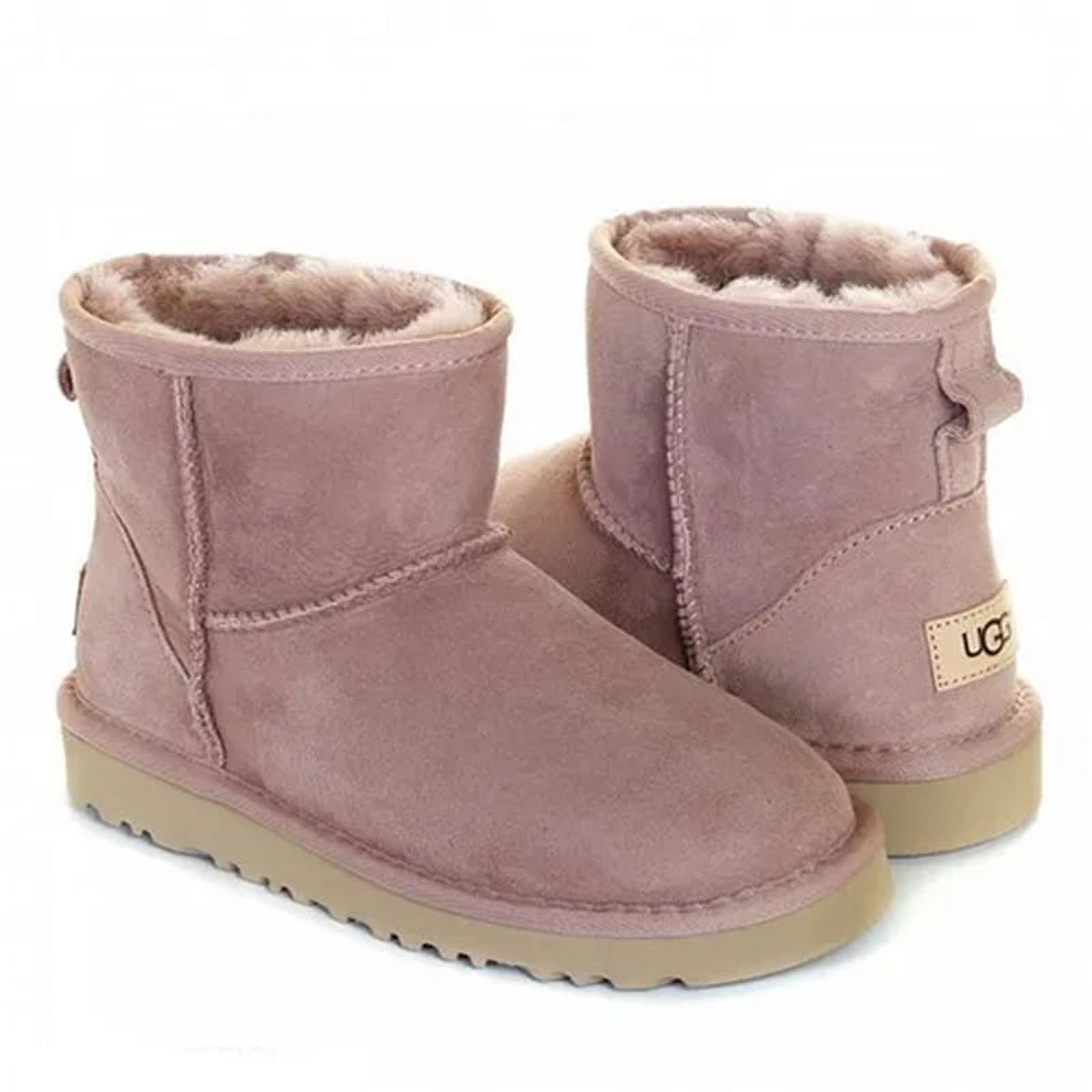Mel&Syd Women's Ultra Mini Sheepskin Boots – Waterproof, 18mm Australian Wool, Memory Foam, Platform Ankle Boots