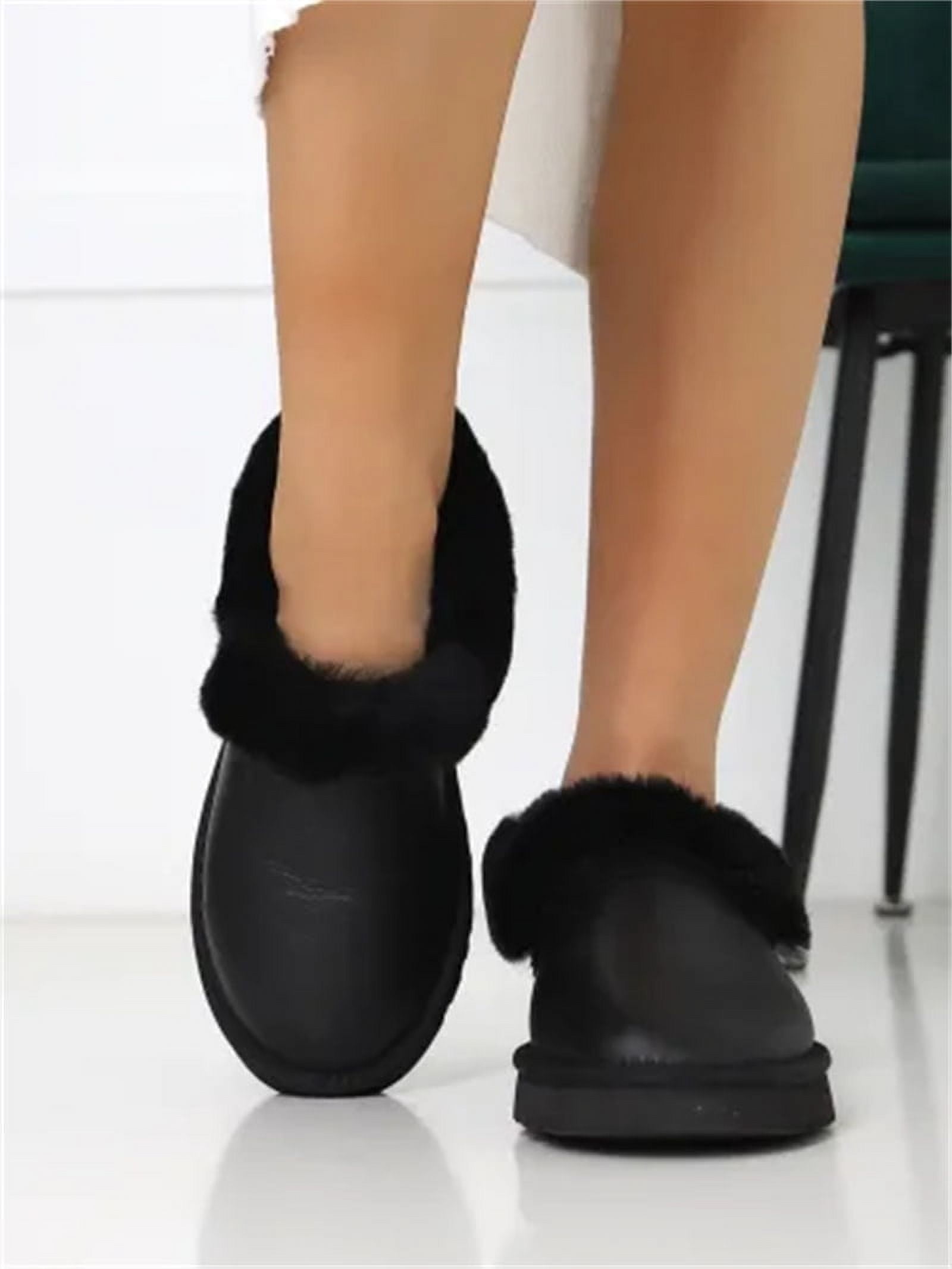 Mel&Syd Women's Ultra Mini Snow Boots - 100% Australian Sheepskin, Waterproof, Shearling Lined, Memory Foam
