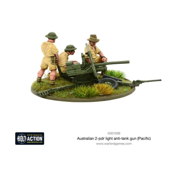 Warlord Games Australian 2-pdr Light Anti Tank Gun New
