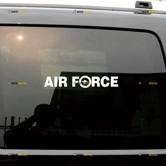 Australian Air Force Sticker Decal Vinyl - 2 Pack White 8" - For Car Boat Laptop Cup No Background Die-cut