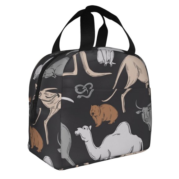Australian Animals Koala Reusable Lunch Bag Insulated Meal Tote Box Thermal Cooler Handbag Food Container For Work Travel Picnic