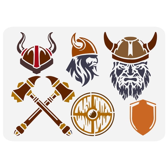 Australian Animals Painting Stencil 11.8x11.8 inch Reusable Kangaroo Sloth Ostrich Lizard Monkey Flamingo Parrot Bird Drawing Template Tree