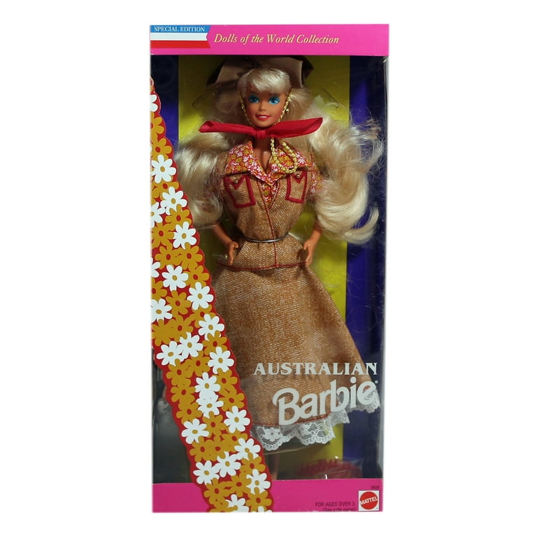 MATTEL - 値引快諾ヴィンテージバービー オブ ザ ワールド オーストラリア1992年製 Australian Barbie Dolls of the World Special Edition 1992
