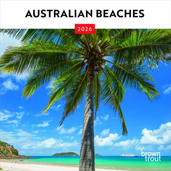 Australian Beaches | 2026 7x14" (Hanging) Mini Wall Calendar | BrownTrout