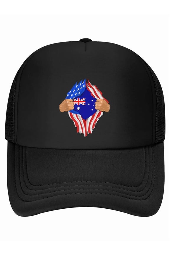 Australian Blood Inside Me Baseball Cap Australia Flag Gift Baseball Cap