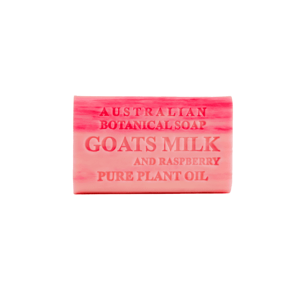 Australian Botanical Soap Goat Milk & Raspberry Bar Soap - 6.6 oz