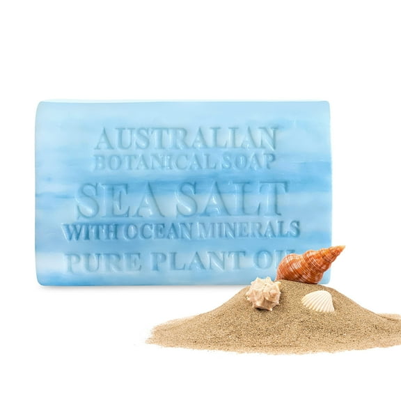 Australian Botanical Bar Soap, Sea Salt 6.6 Oz..