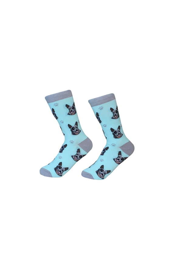 Australian Cattle Dog Breed Socks Unisex Sock Daddy by E&S Pets