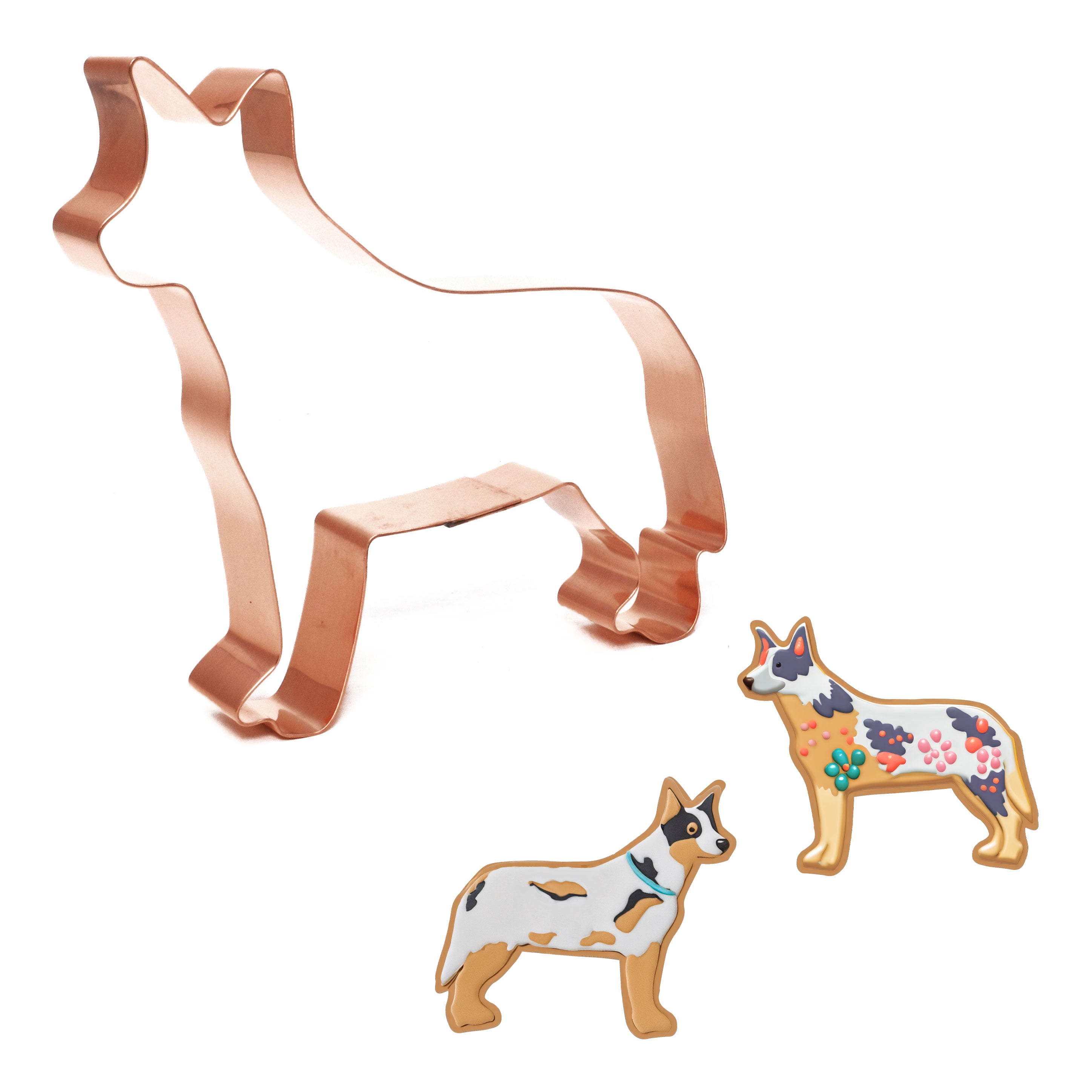 Working Basset Hound Cookie Cutter – 4.75x2.5 Inch, Handcrafted Copper, Made In USA, Dog Lover Gift