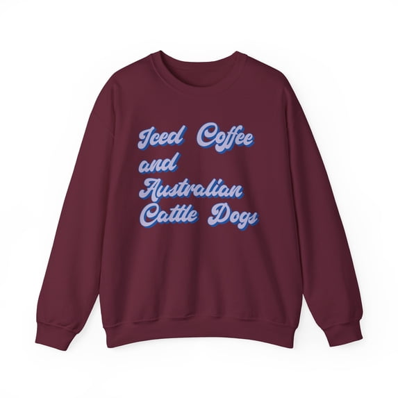 Australian Cattle Dog Mom Dad Sweatshirt Gifts Crew Neck Shirt Long Sleeve