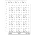 thumbnail image 1 of Australian Cattle Dog Outline 200+ Round Stickers - White - Matte Finish - 0.50" Size, 1 of 3