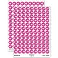 thumbnail image 1 of Australian Cattle Dog Solid 200+ Round Stickers - Hot Pink - Matte Finish - 0.50" Size, 1 of 3