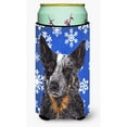 thumbnail image 1 of Australian Cattle Dog Winter Snowflakes Holiday Tall Boy Hugger, 1 of 1