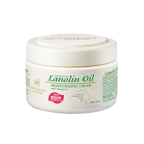Australian Creams Lanolin Day Moisturising Cream Natural Cream 250g
