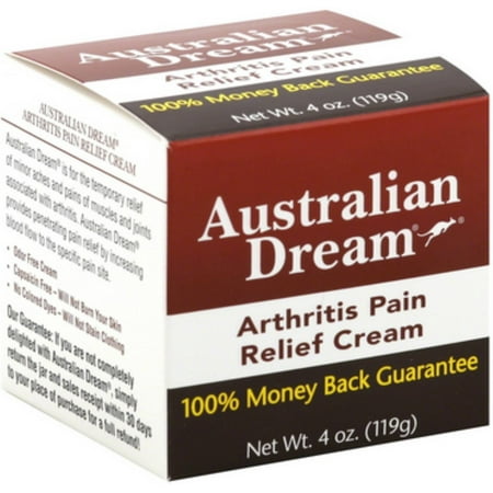 Australian Dream Arthritis Pain Relief Cream, 4 oz (Pack of 3)